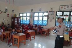 Edukasi Tertib Lalu Lintas, Satlantas Polres Pesbar Sasar Anak Sekolah