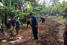 Persiapan Pembangunan Jalan, Pj Peratin Sidodadi Kerahkan Warga