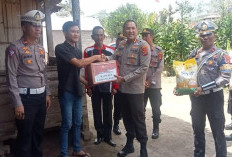 Berbagi Berkah, Polres Lambar Santuni Warga Kurang Mampu 