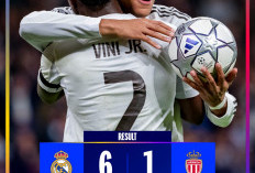 Real Madrid Mengamuk di Bernabeu, AS Monaco Dibantai Setengah Lusin Gol