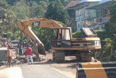 Pebaikan Jalan Nasional Amblas Dikebut