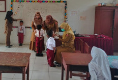 SDN 1 Mekarjaya Apresiasi  Pemeriksaan Gigi Siswa Baru