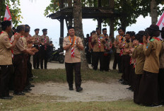 Nukman Hadiri Apel Besar Hari Pramuka Tingkat Kwarda Lampung