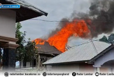 Api Muncul Saat Rumah Sedang Kosong, Begini Kronologis Kebakaran Rumah di Gunungsugih