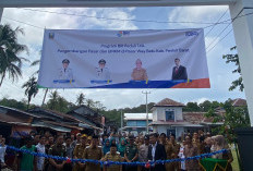 Dedi Irawan Resmikan  Gapura Pasar Way Batu