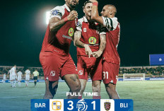 Barito Putera Tundukkan Bali United 3-1, Arema FC Ditahan PSIS Semarang  