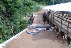 Akses Mobil Segera Terbuka,  Jembatan Beton Seranggas  Ditarget Rampung Bulan Ini 