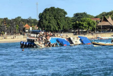 Kapal Cepat Tenggelam di Lembongan, Puluhan Turis Asing Selamat