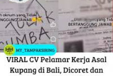 Video Viral Berkas Lamaran Dicoret 