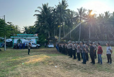 Polres Pesisir Barat Gelar Apel Pengamanan Dukung WSL Krui Pro QS 6000