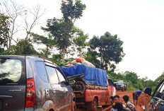 Jalur Penghubung Lampung Barat  Menuju Tanggamus Memperihatinkan