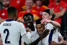 Saka Cetak Gol Indah, Inggris Hajar Wales 3-0