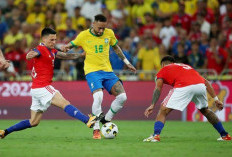 Bertandang ke Chile, Brasil Raih Kemenangan 2-1