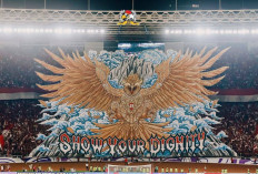 La Grande Indonesia Tampilkan Koreografi Spektakuler di SUGBK Saat Timnas Hadapi Bahrain