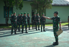 Perkuat Disiplin Prajurit, Waslakgiat Permildas Kodiklatad  Kunjungi Kodim 0422 Lambar