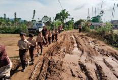 Kubangan Lumpur Jalanan Rusak  Warga Bak Terpenjara Musim Hujan