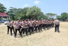 Persiapan Operasi Mantap Praja Krakatau 2024, Polres Pesisir Barat Gelar Latihan Sispamkota