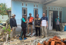 BPBD Cek Keruksaan Rumah Tertimpa Pagar Sekolah Roboh