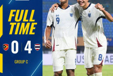 Thailand dan Vietnam Menang Besar, Puncaki Grup ASEAN Cup U-23 2025