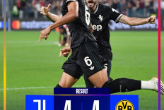 Juventus vs Borussia Dortmund 4-4, Drama 8 Gol Liga Champions 2025