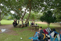 Pengunjung Wisata Danau Asam Mulai Sepi 