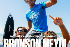 Bronson Meydi, Peselancar Indonesia Pertama Raih Juara di WSL World Junior Championship