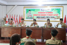 Irawan Topani Pimpin Rakor  Kwarcab Pramuka Pesbar 2026