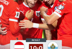 Austria Hajar San Marino 12-0, 12 Pemain Sumbang Gol