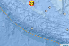 Gempa Magnitudo 5,2 Guncang Pesisir Barat Lampung, Tidak Berpotensi Tsunami 