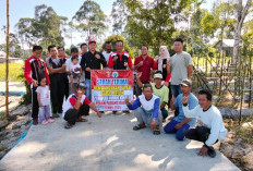 Infrastruktur Rampung, Warga Padang Dalom  Sambut Penyerahan 