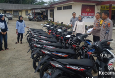 Puluhan Warga Titip Kendaraan di Polsek Saat Mudik Lebaran