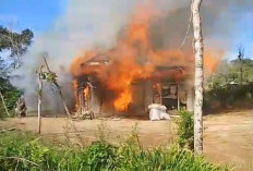 1 Rumah di Sukau Ludes Terbakar