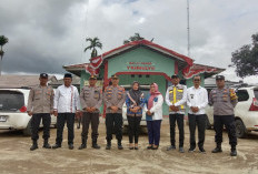 Kapolsek Sumberjaya Sambang Di Kecamatan Gedung Surian dan Sampaikan Pesan Kamtibmas 