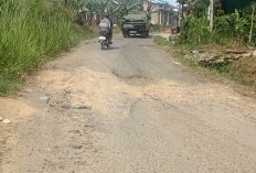 Warga Harapkan Perbaikan Jalan  Poros Sukajaya–Sindangpagar