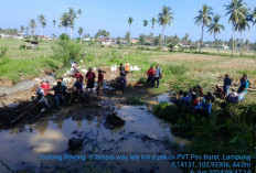 Perbaiki Saluran Irigasi, BPP-Masyarakat Karyapenggawa Gotong Royong