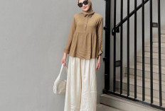 8 OOTD Celana Kulot Simpel,  Nyaman, dan Tetap Stylish