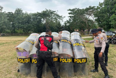 PENGAMANAN PILKADA, Polres Pesisir Barat Rutin Latihan Dalmas