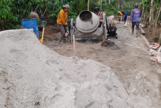 DUKUNG MOBILITAS PETANI, Sepanjang 119 Meter Jalan Dibangun 