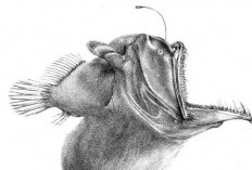 Kejadian Langka Ikan Anglerfish Blacksea Devil Berenang ke Permukaan Laut