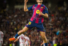 Fermin Lopez Hattrick, Barcelona Bungkam Olympiakos 6-1