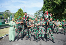 Dandim 0422/LB Sambut Kepulangan Dua Anggota TNI Berprestasi