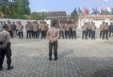 PENDAFTARAN PASLON KADA, Polres Pesisir Barat Lakukan Pengamanan di Kantor KPU