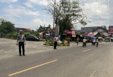 Sat Lantas Polres Pesisir Barat Gelar PAM Siang di SMPN 1 Krui