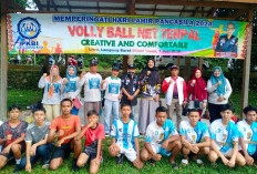 Peringati Hari Lahir Pancasila, PKBI Cabang Lampung Barat Gelar Volly Ball Net Terpal