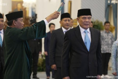 Prabowo Lantik Djamari Chaniago Jadi Menko Polkam Gantikan Budi Gunawan