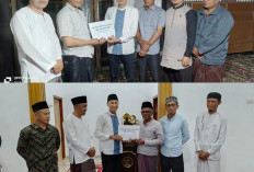 Bantu Percepatan Pembangunan Masjid, Pemerintah Pekon Kenali Beri Dukung Anggaran 