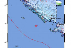 Gempa Bumi Magnitudo 5.4 Guncang Pesisir Barat Lampung