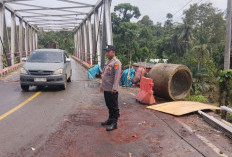 Perbaikan Jembatan Way Pintau Selesai, Arus Jalinbar Kembali Lancar