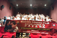 Ditresnarkoba Polda Lampung Gelar Nonton Bareng “Sayap-Sayap Patah 2”