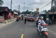 Jaga Kamseltibcarlantas,  Polres PAM Rawan Pagi